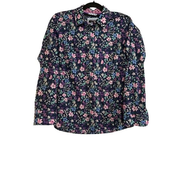 Talbots Multicolor Floral Blouse - Picture 1 of 4